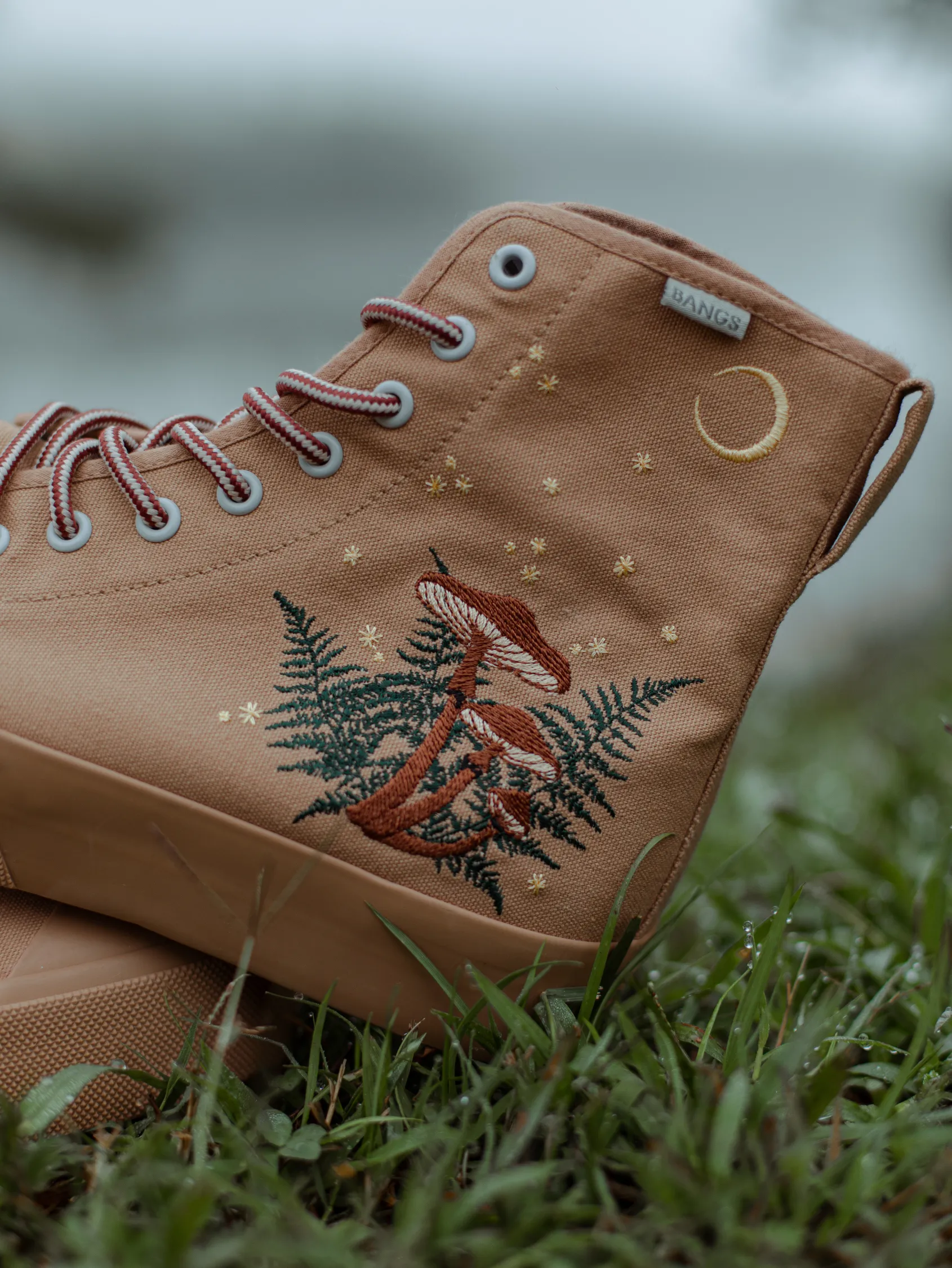 Stylish Edge Unisex style Woodland Wanderer Platform High Top