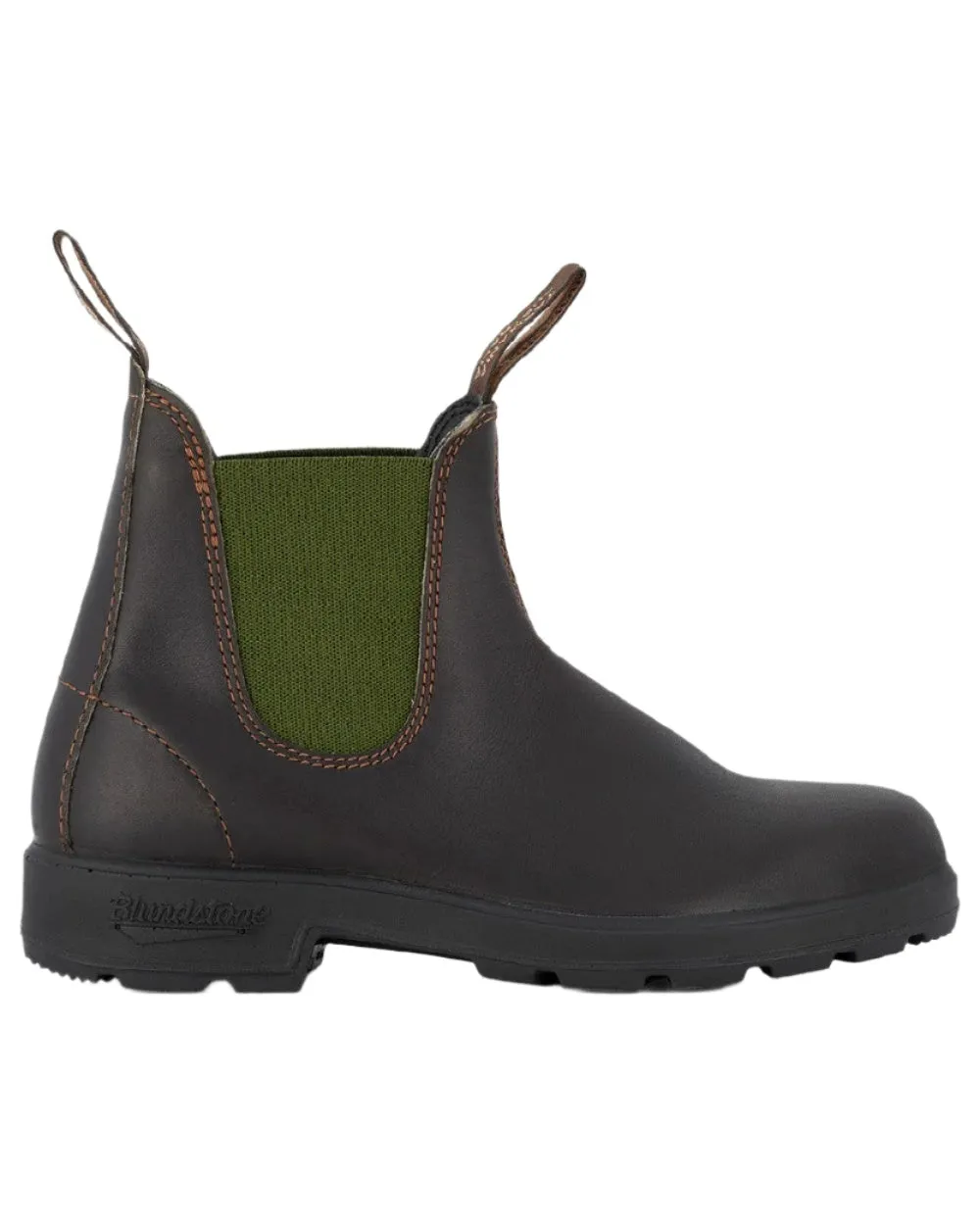 Blundstone 519 Stout Brown Chelsea Boots Adjustable Straps