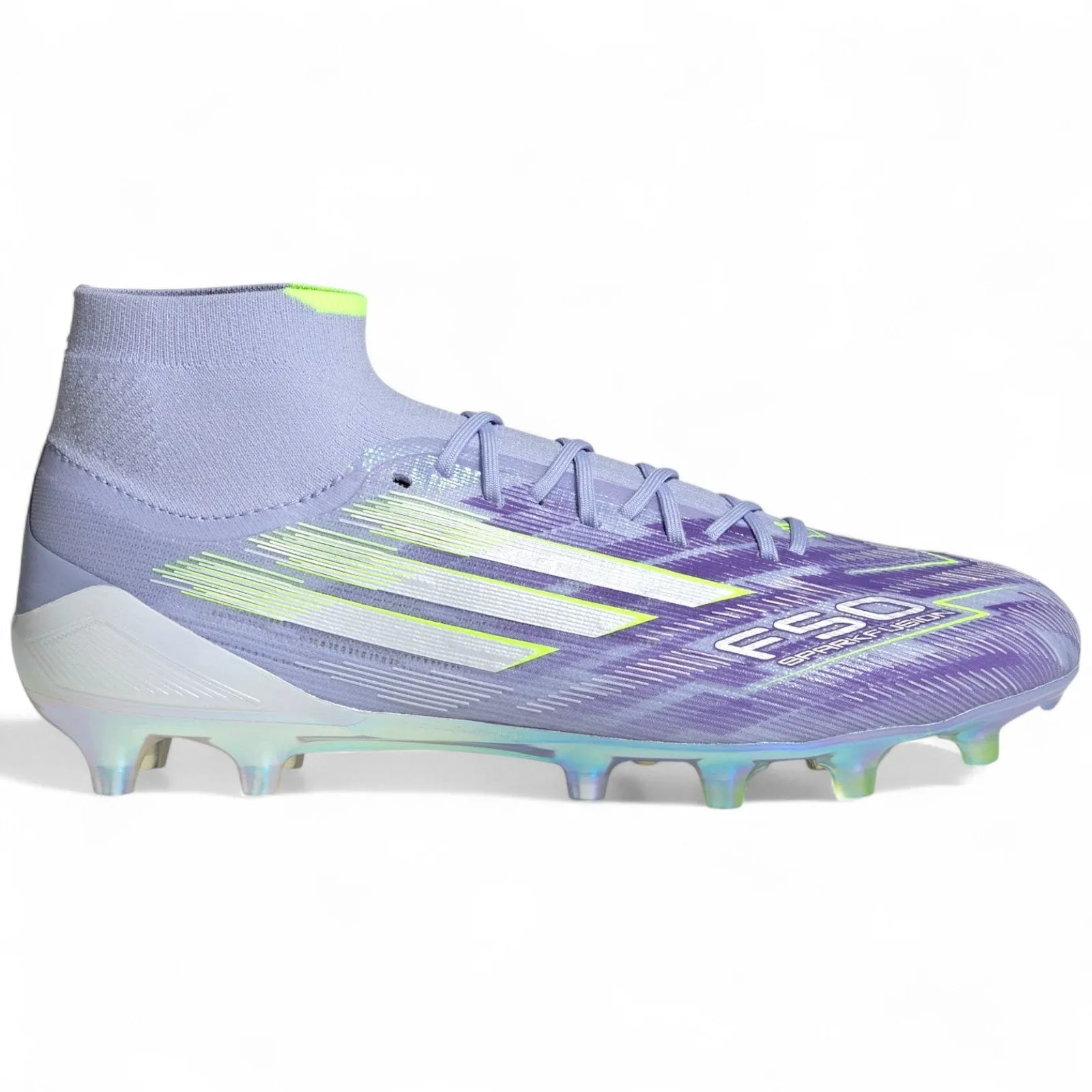 adidas F50 Sparkfusion Elite FG Prpl/Grn Agility Moves Lace Closure
