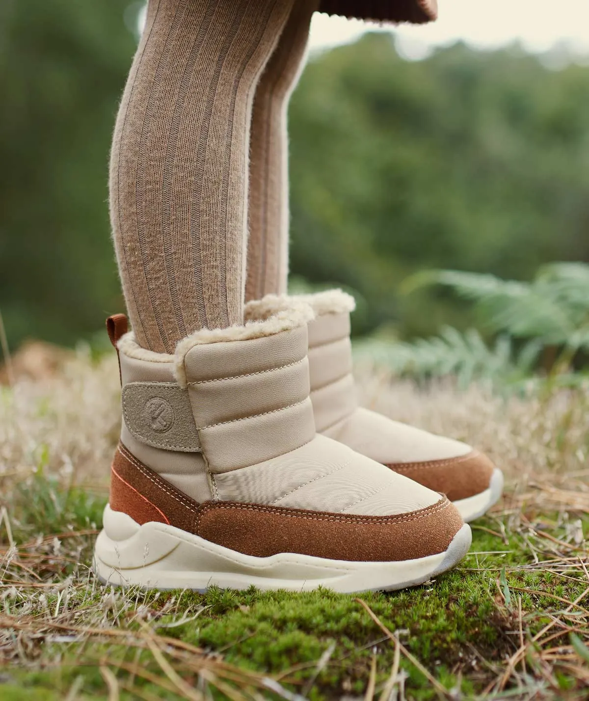 Classic Wear Quilted Snow Boot - Fudge