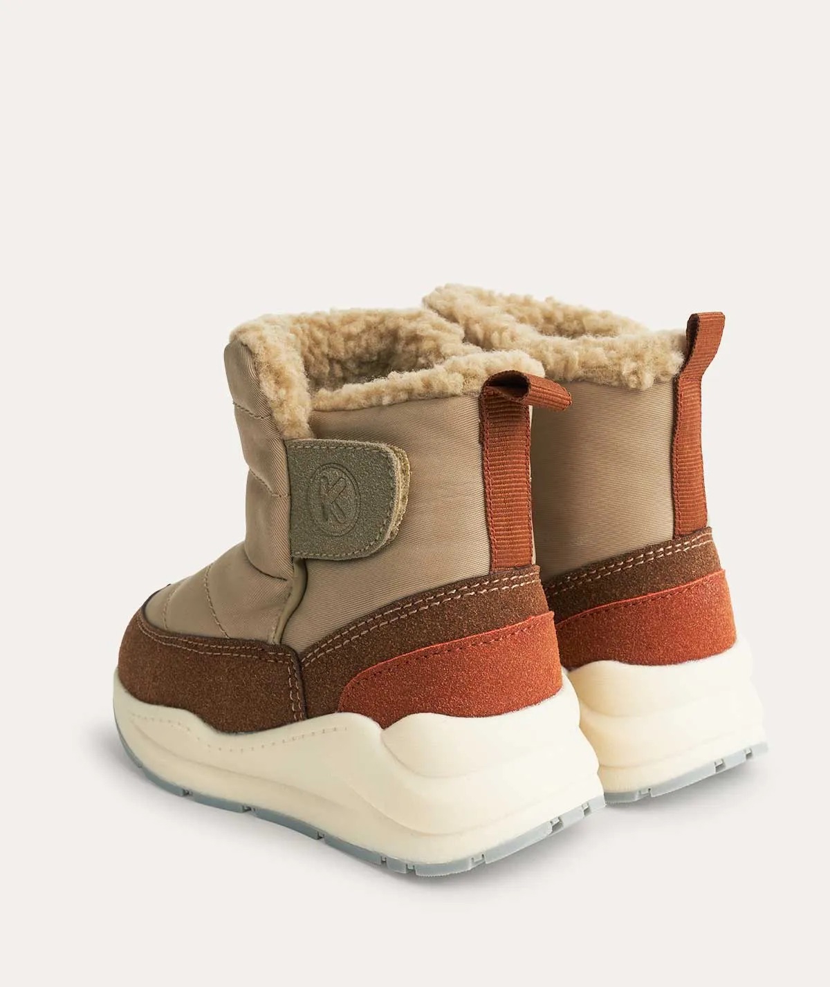 Toe Protection Long Lasting Quilted Snow Boot - Fudge