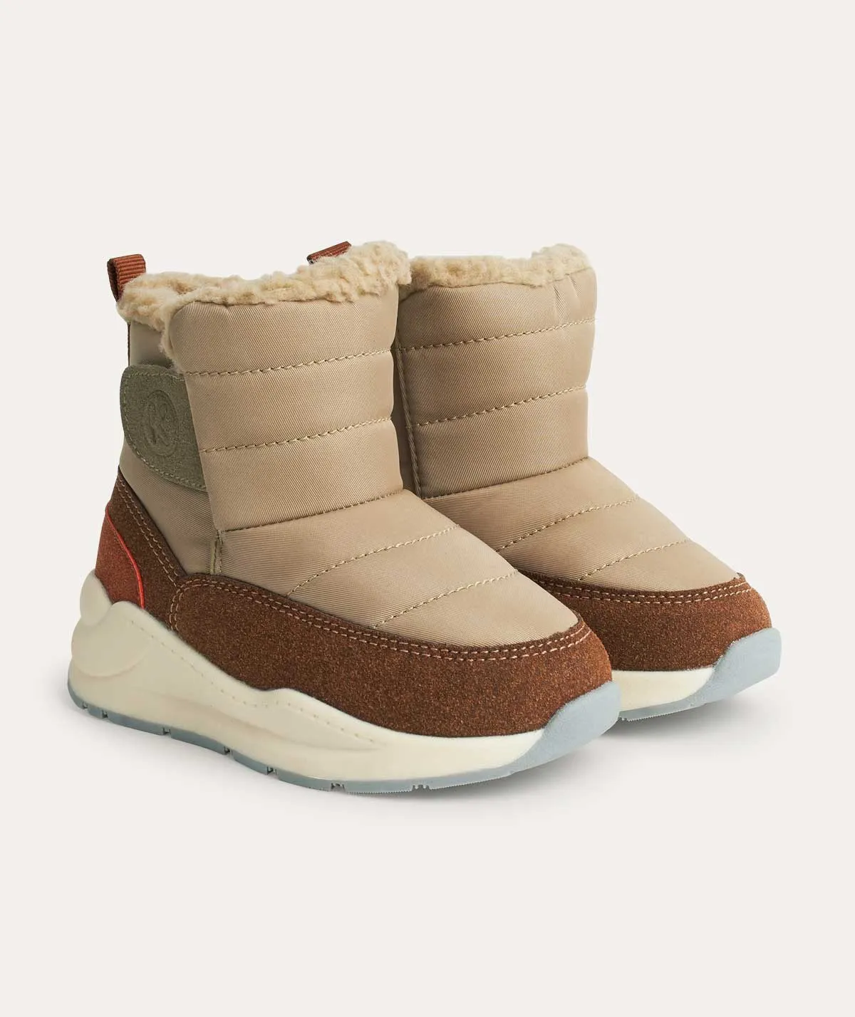 Heavy Duty Boots Quilted Snow Boot - Fudge