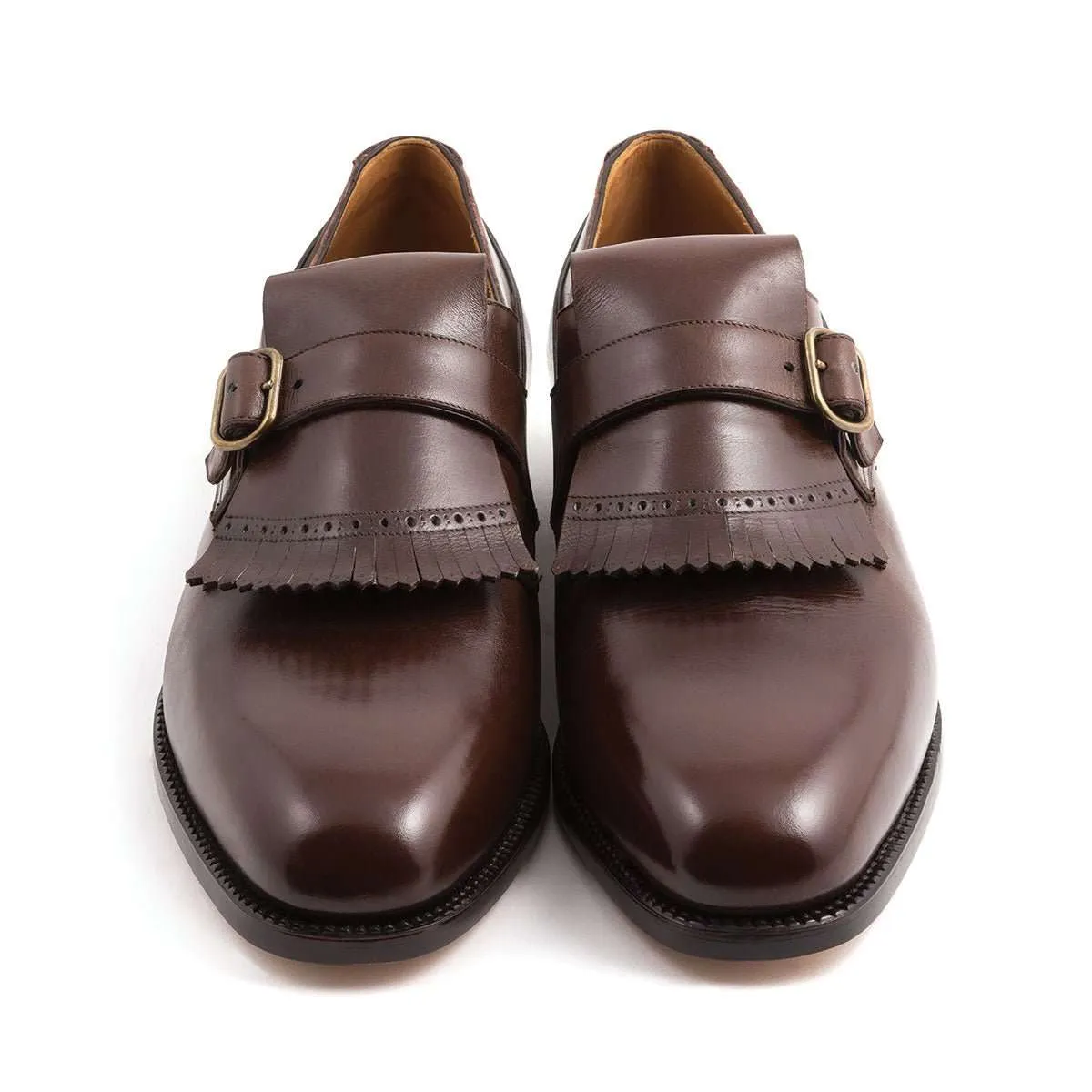 DERBY PLAIN FOUR EYELETS WITH FRINGES Fashionable Look