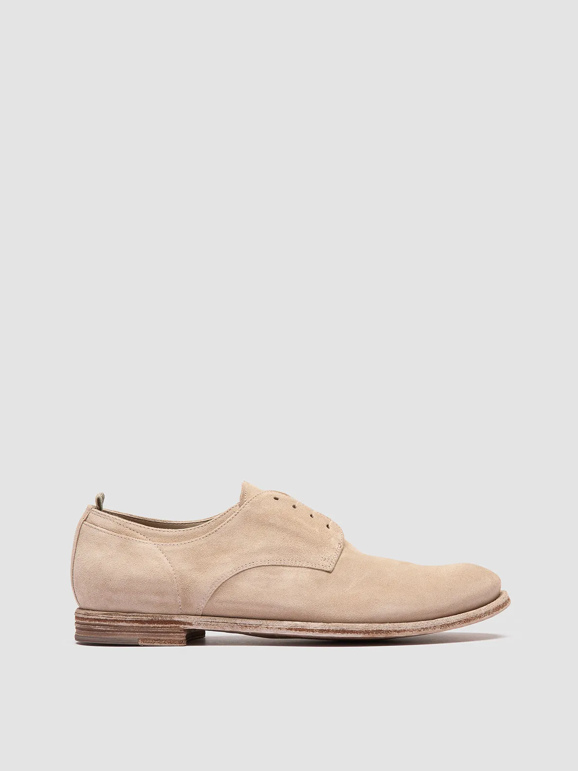 Urban Step Gentle Foot Support ARCHIVE 500 - Beige Suede Derby Shoes