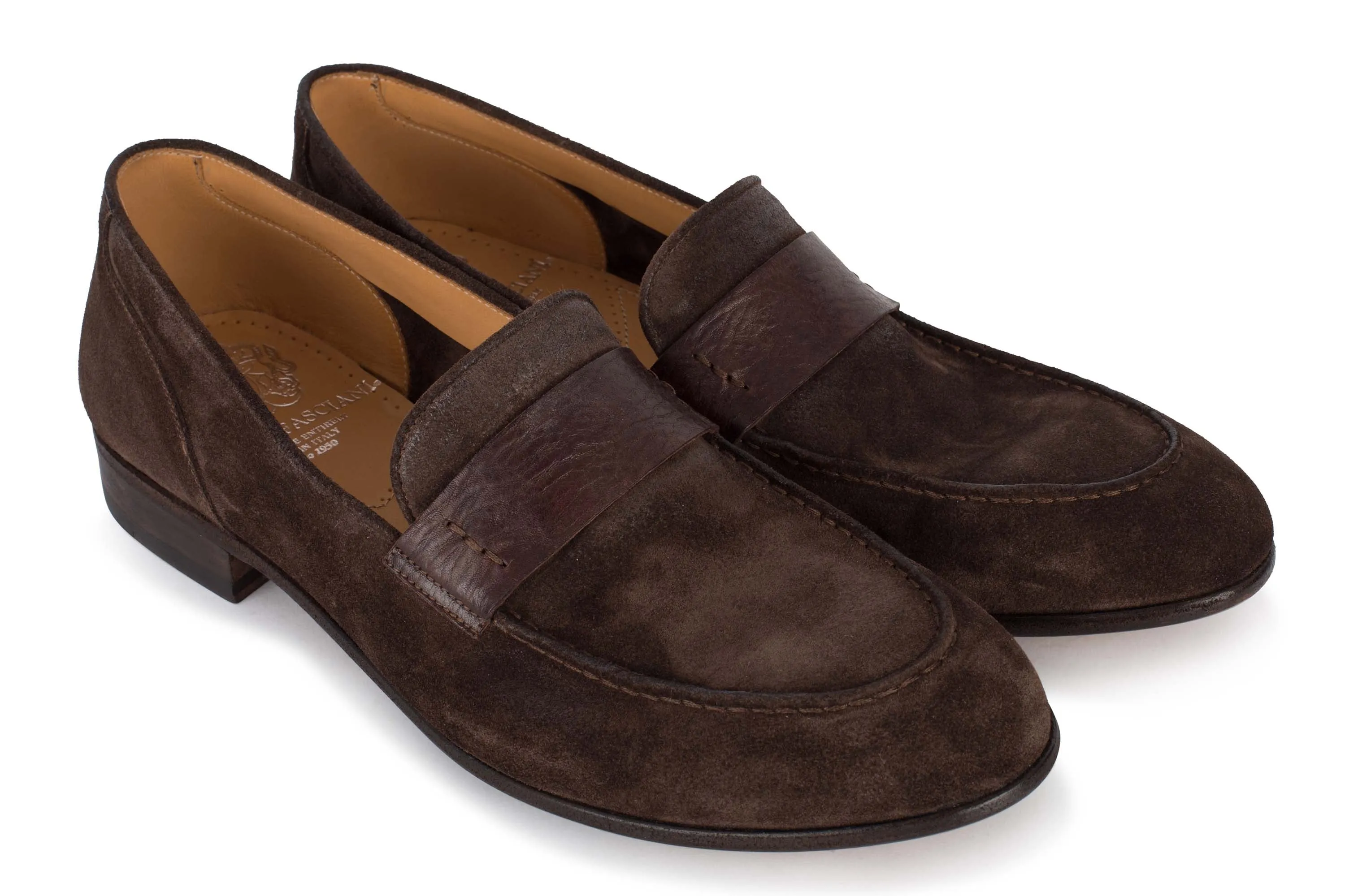 BRIAN 61017<br>Espresso calf loafers Bold Path