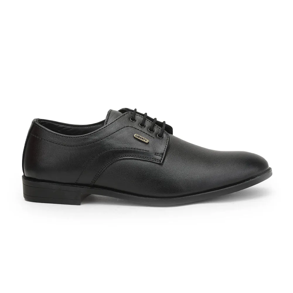 Timeless Step gentle touch Fortune (Black) Formal Lace Up Derby Shoes For Men HOL-109 By Liberty
