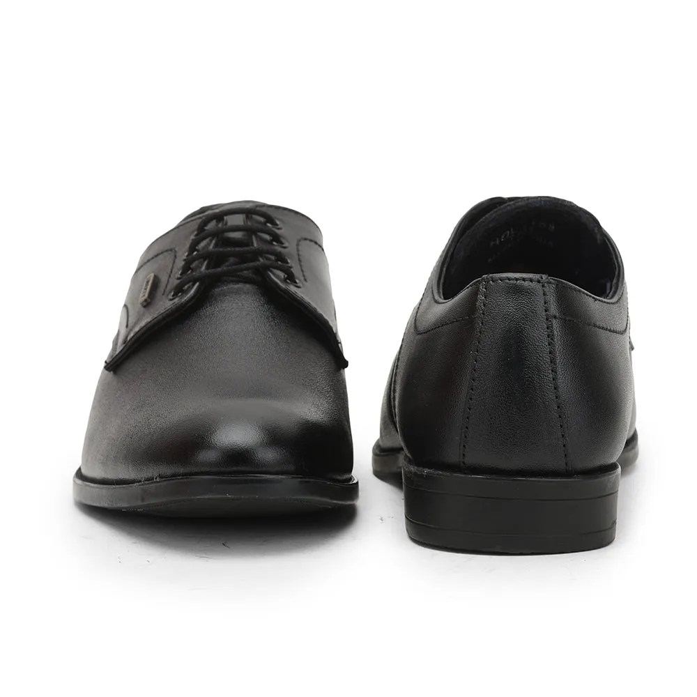 Fortune (Black) Formal Lace Up Derby Shoes For Men HOL-109 By Liberty Smart Lines Formal Comfort