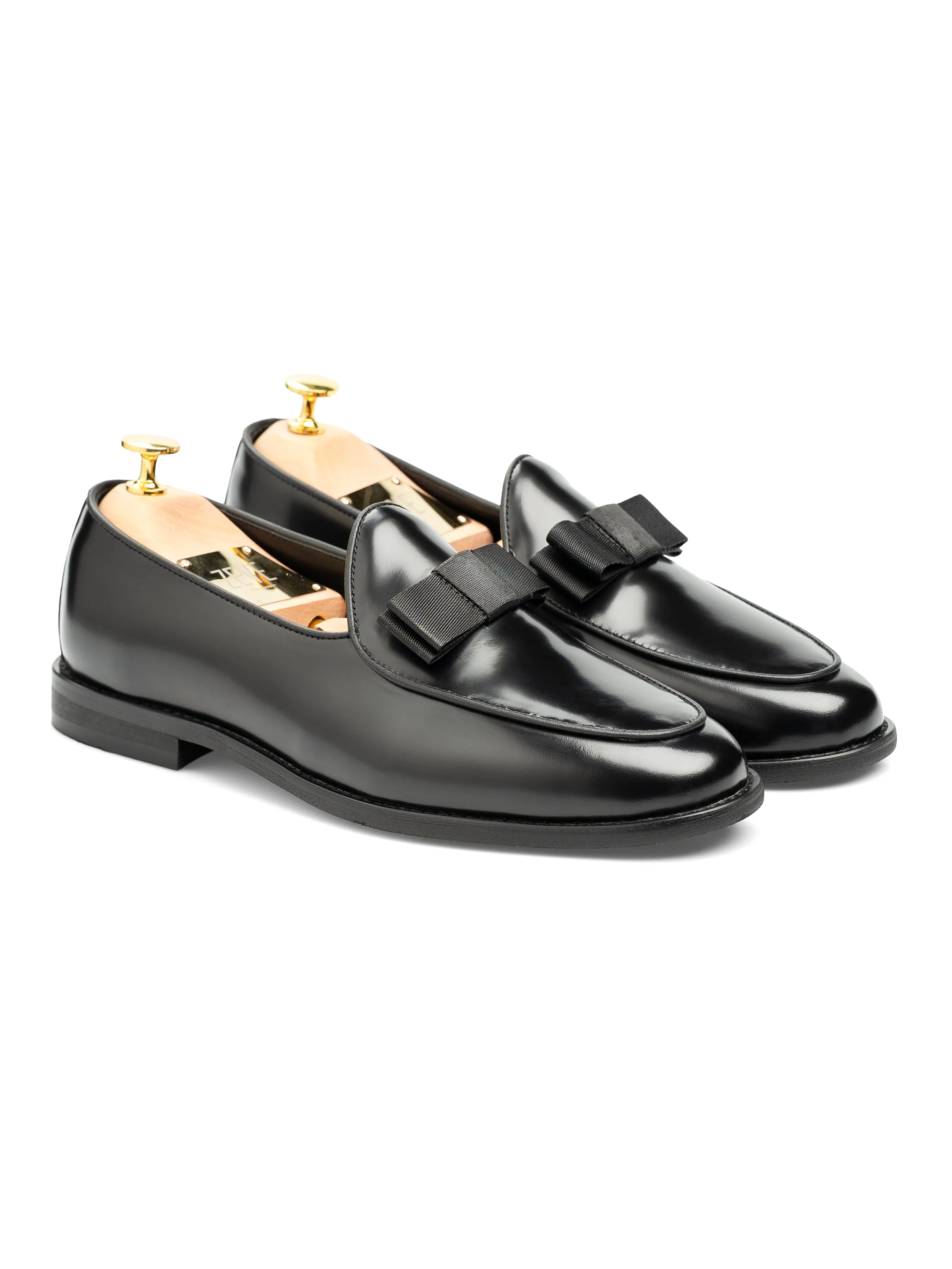 Velardo Belgian Ribbon - Black Polish Leather Guard Step Anti-microbial