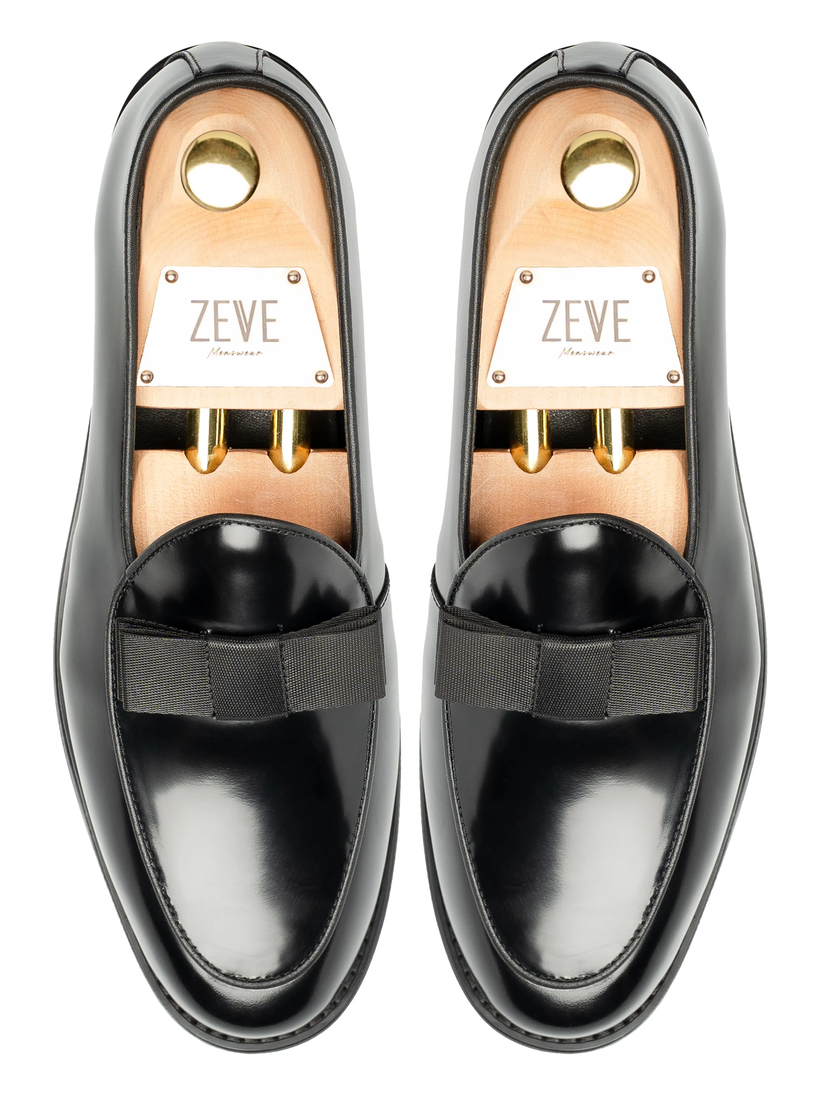 Path Guard Velardo Belgian Ribbon - Black Polish Leather