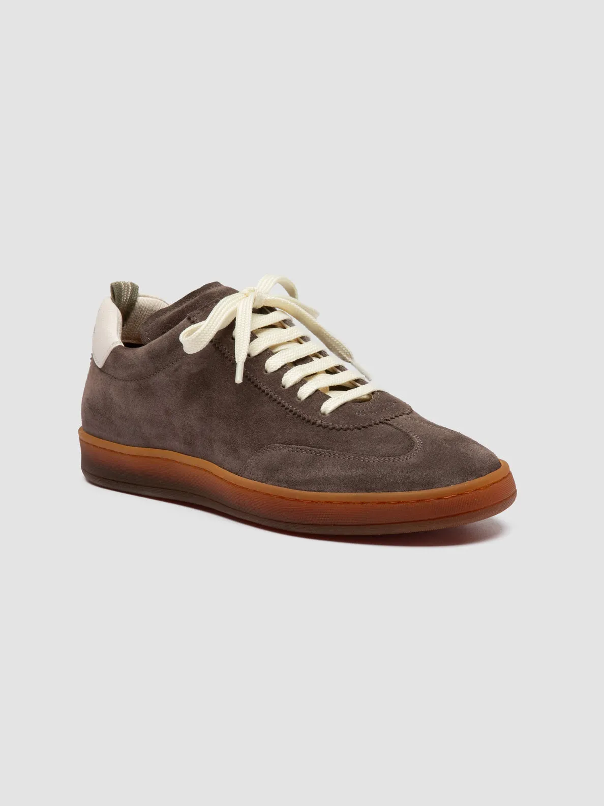 Shock Guard CHANCE 101 - Taupe Leather and Suede Sneakers