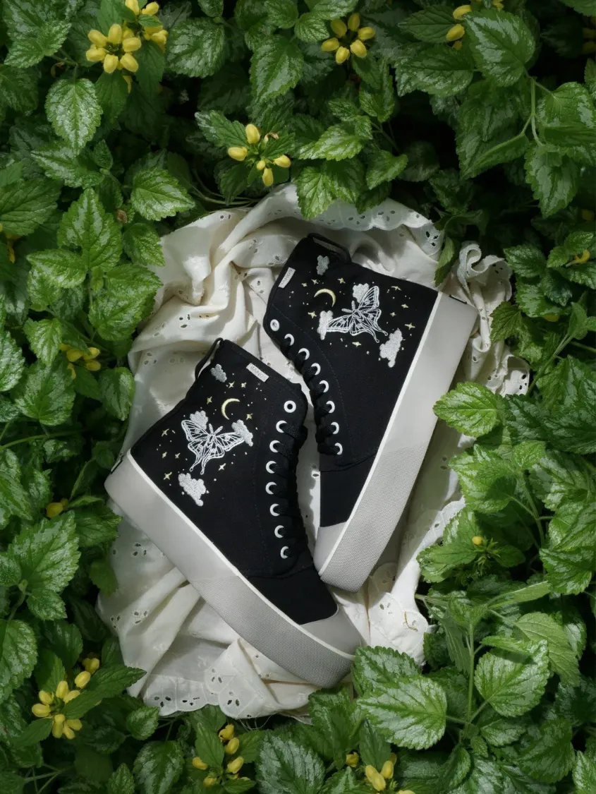 Enchanted Moonlight Platform High Top Fashionable
