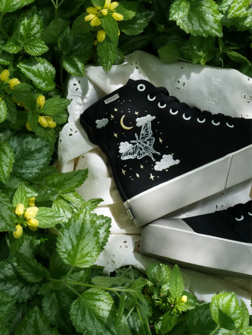 Men Mode Enchanted Moonlight Platform High Top