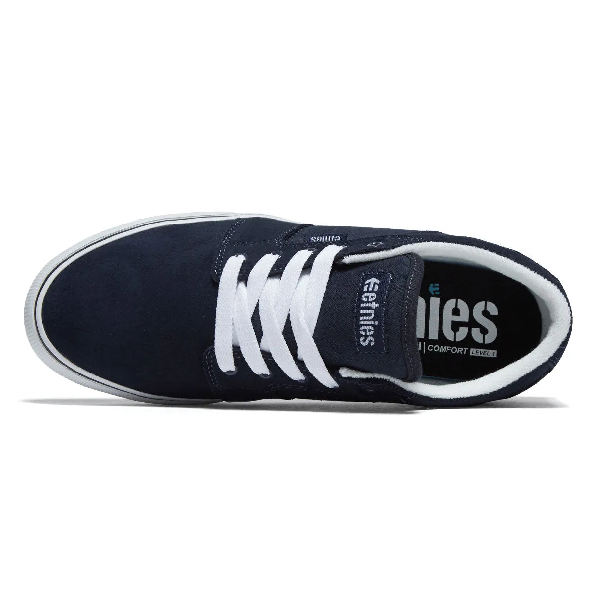 Etnies Barge LS Shoes - Navy/White/Blue Flexible