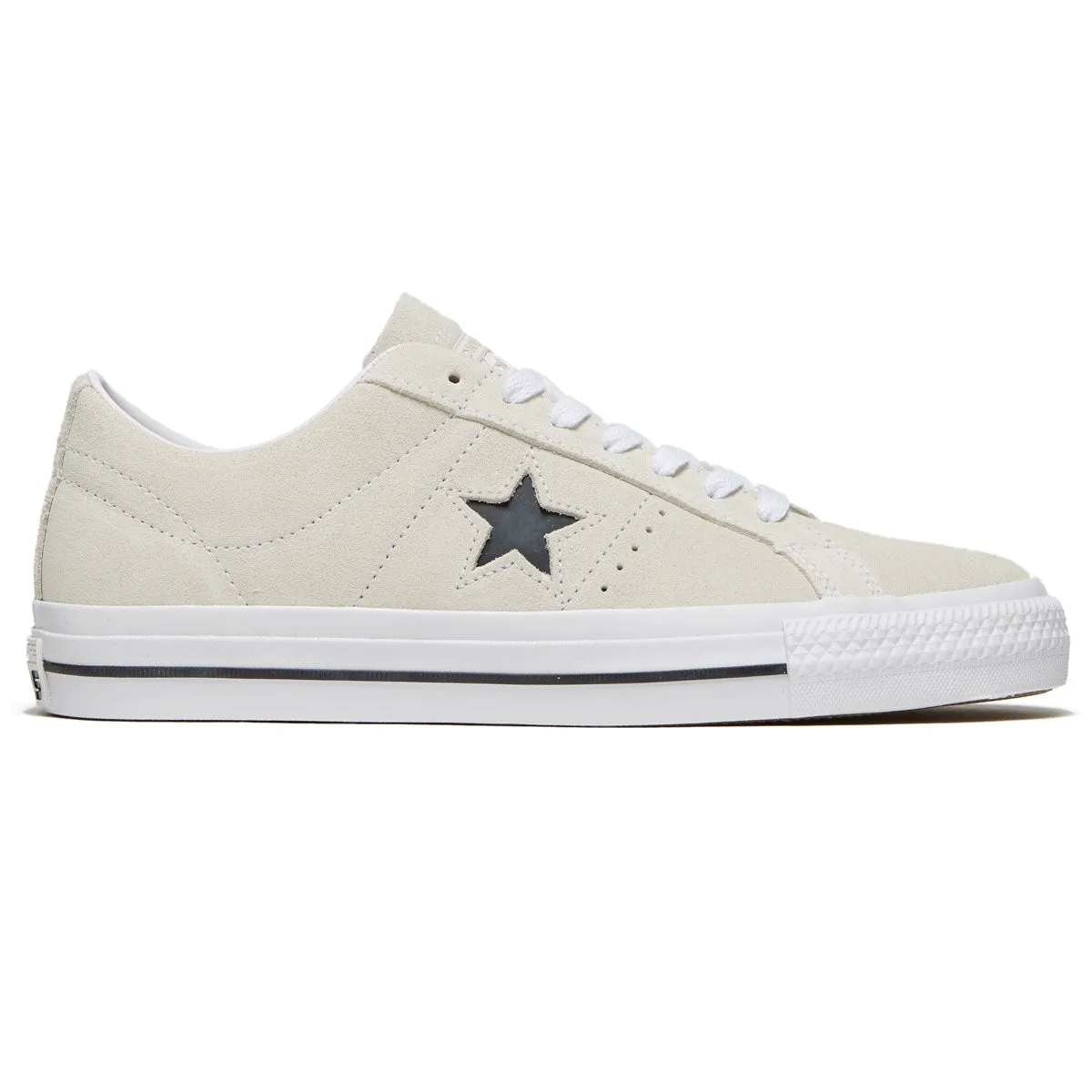 Converse One Star Pro Ox Shoes - Egret/White/Black Sport Casual Bounce Control