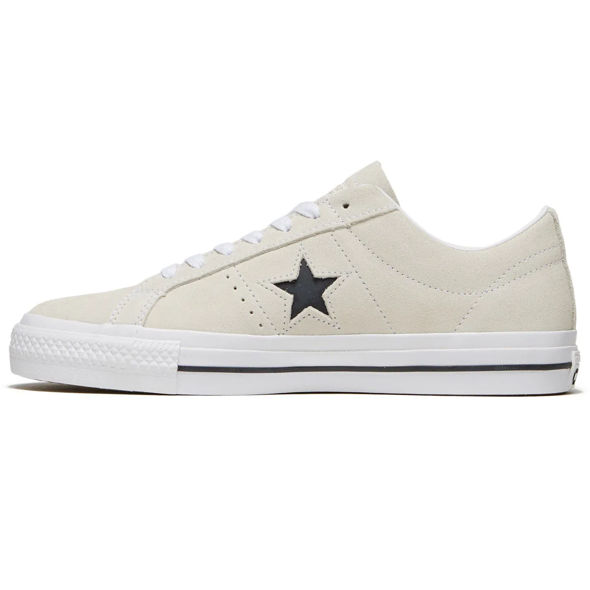 Responsive Cushion High Top Style Converse One Star Pro Ox Shoes - Egret/White/Black
