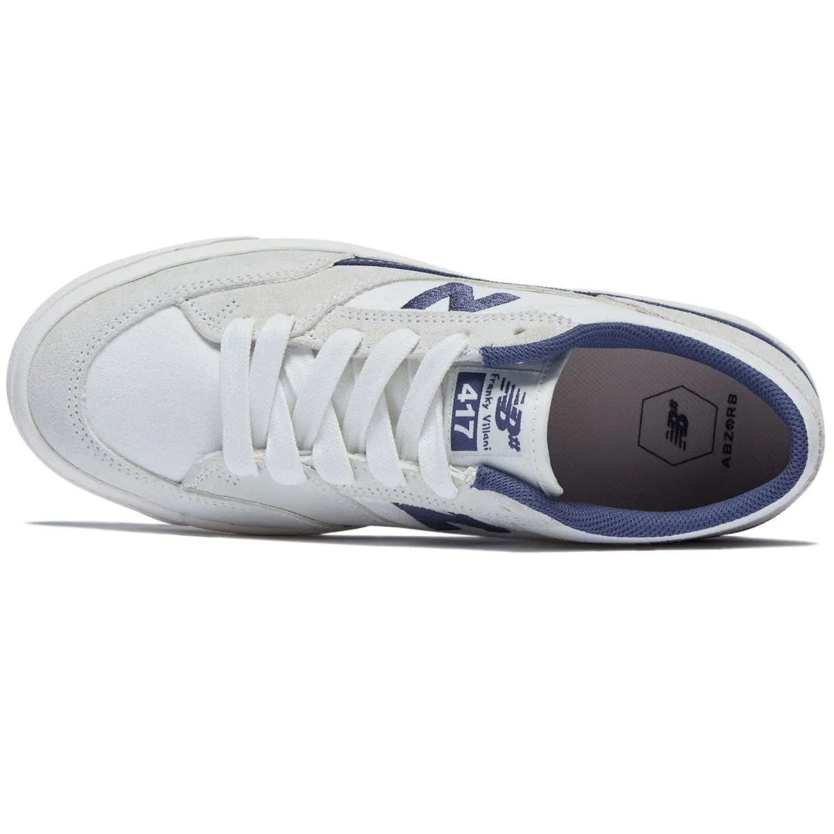 Comfortable Feel Grip Style New Balance 417 Villani Low Shoes - Sea Salt/Light Navy