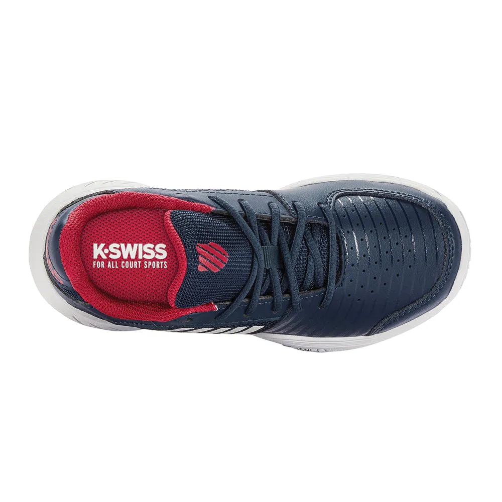 K-Swiss Court Express Omni Tennis Shoes (Boys) - Blue Opal/White/Lollipop Mobility Gear