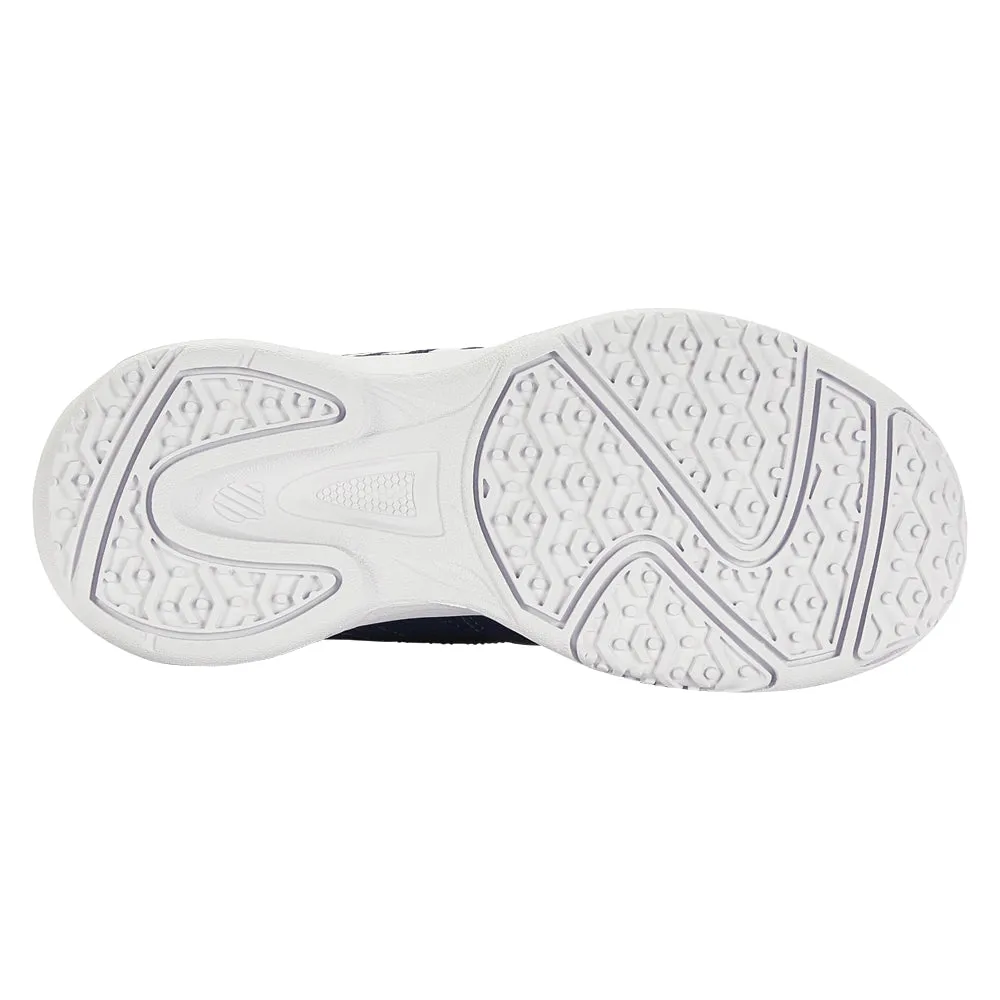 Soft Toe Box K-Swiss Court Express Omni Tennis Shoes (Boys) - Blue Opal/White/Lollipop