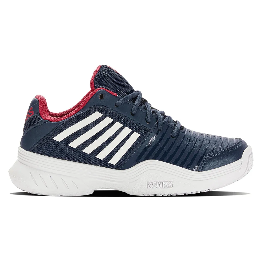K-Swiss Court Express Omni Tennis Shoes (Boys) - Blue Opal/White/Lollipop Comfortable Walk Fashion Edge