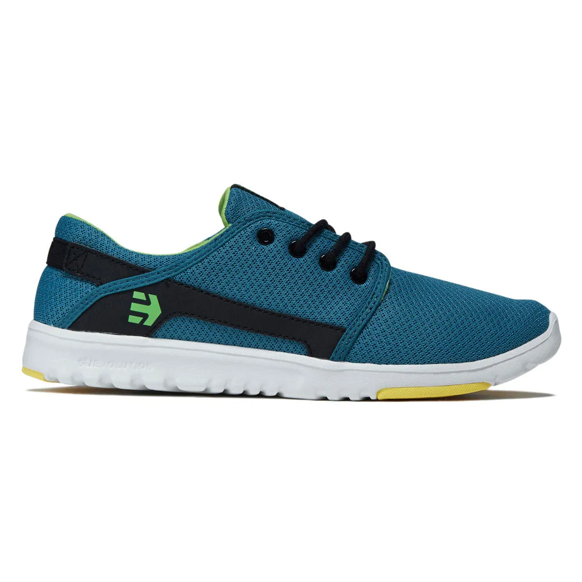 Etnies Scout Shoes - Teal/Black Zip Up