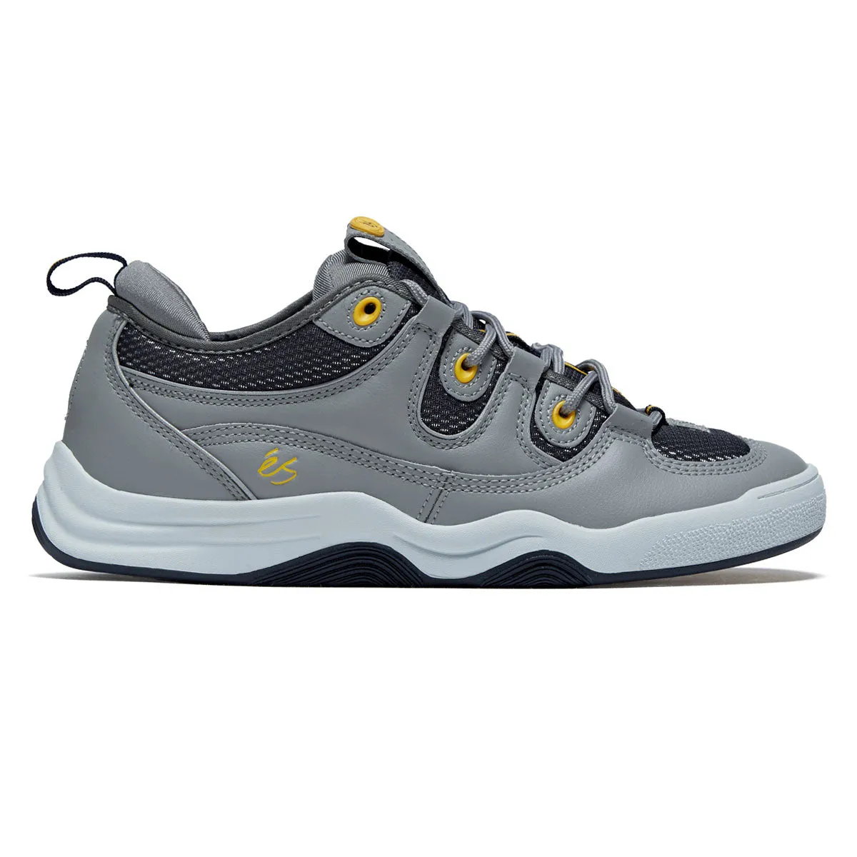 eS Two Nine 8 Shoes - Grey/Navy/Yellow Comfort Lacing Fit Shock Absorb