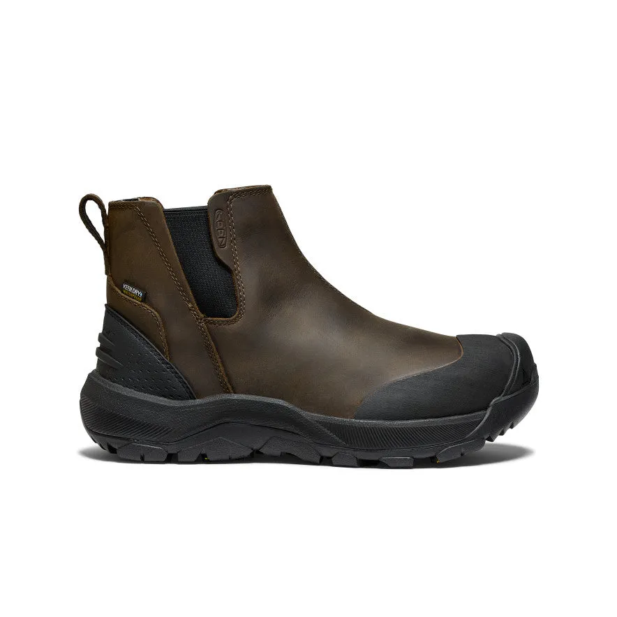 Solid Support Fast Hiking Boots Men's Revel IV Waterproof Chelsea  |  Canteen/Black