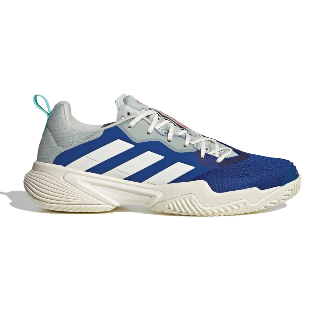 adidas Barricade All Court Tennis Shoe (Mens) - Royal Blue/Off White/Bright Red High Performance