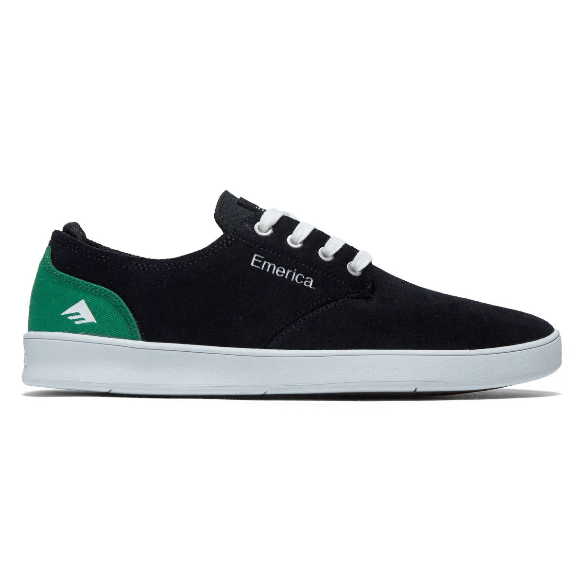 Ride Performance Emerica Romero Laced Shoes - Black/Green/White