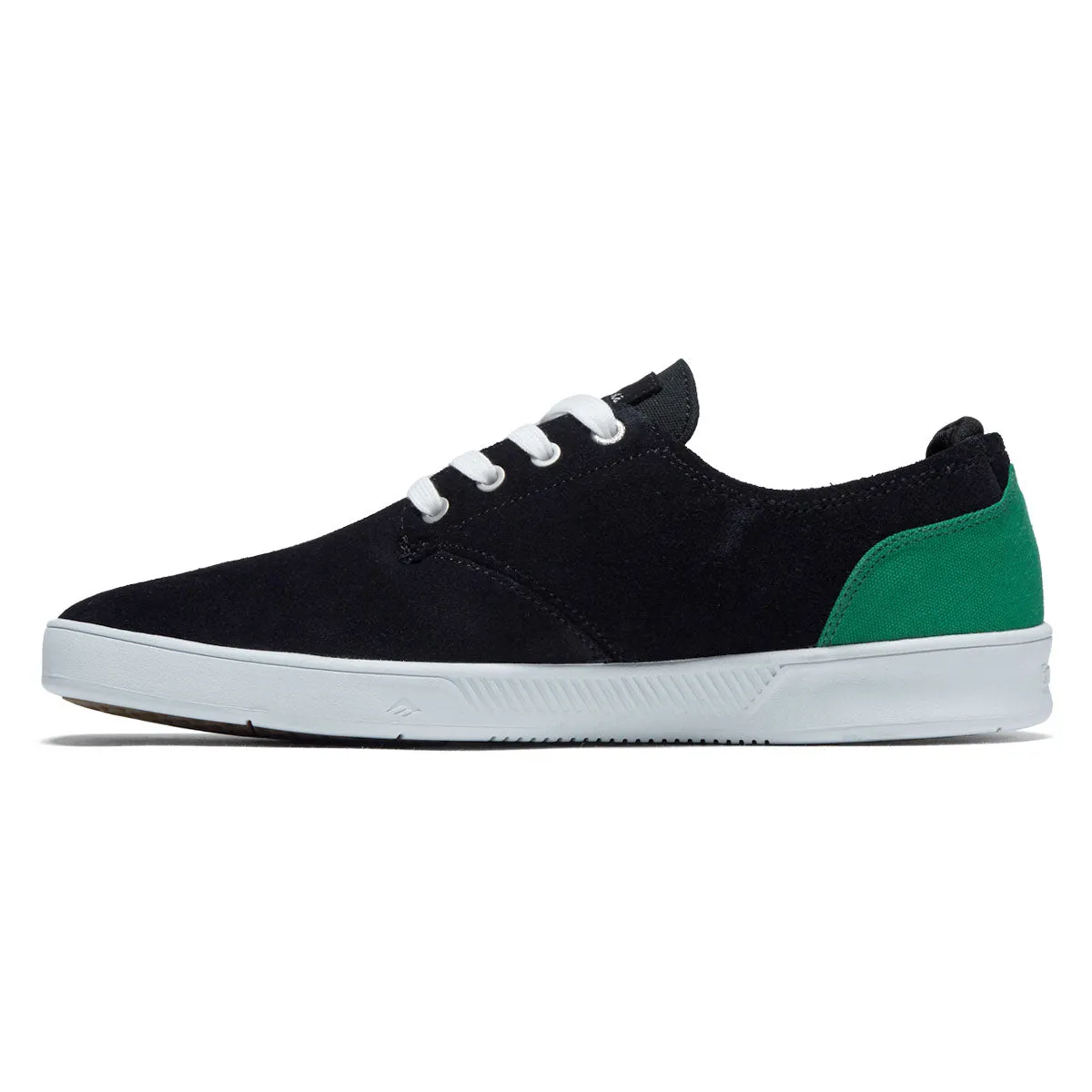 Emerica Romero Laced Shoes - Black/Green/White Pro Fit Ride Anti   Odor