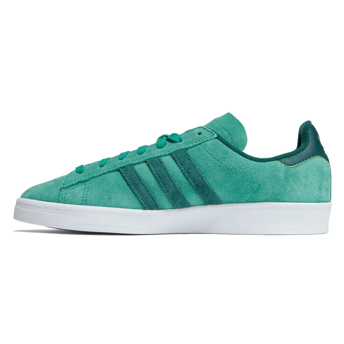 Adidas Campus Adv Shoes - Court Green/Core Green/Ftwr White Street Ready Ride Skate Performance Gear