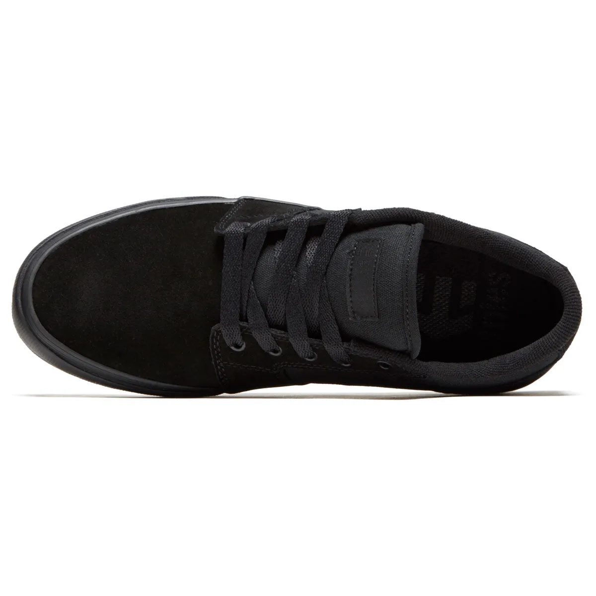 Textured Finish Adjustable Straps Etnies Barge Ls Shoes - Black/Black/Black