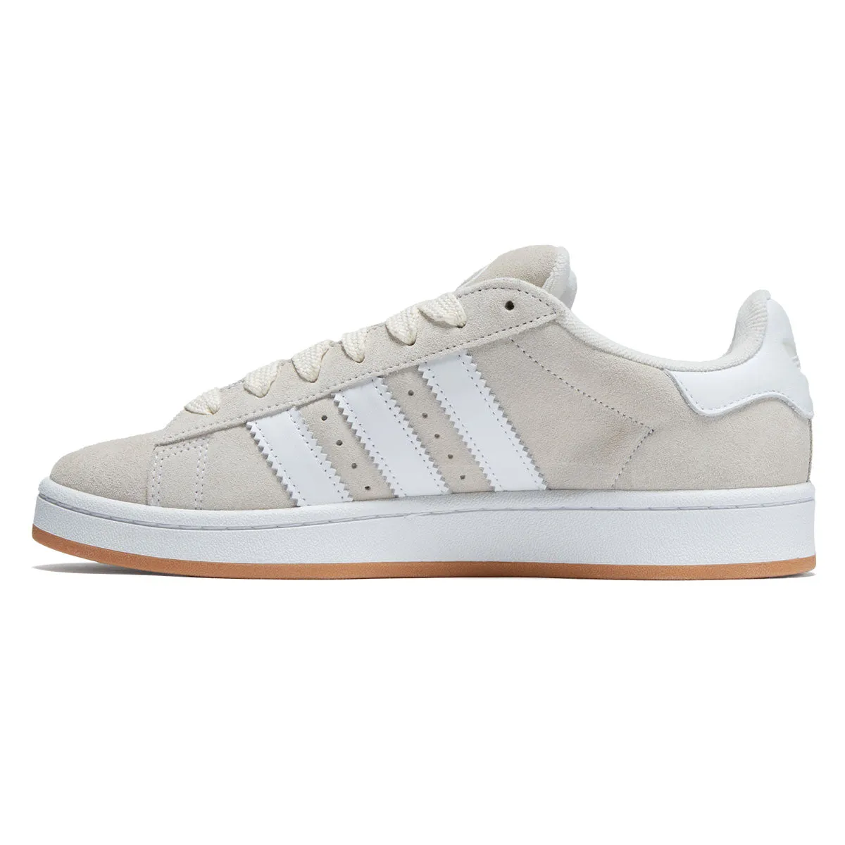 Adidas Campus 00s Shoes - Wonder White/Ftwr White/Gum Action Mode Heel protection
