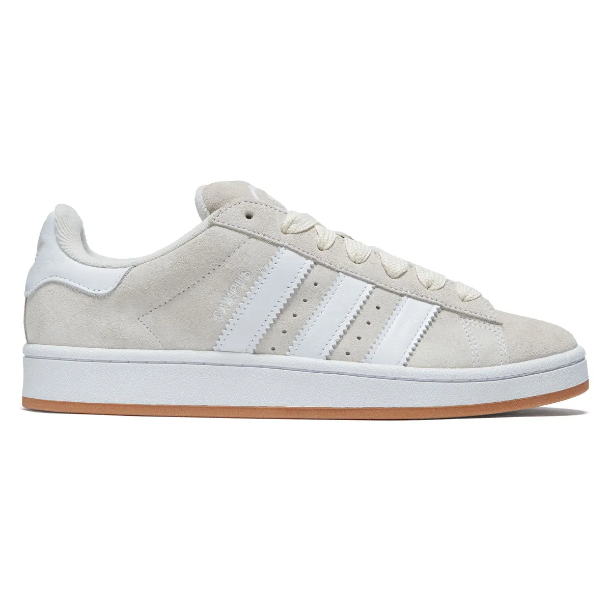 Adidas Campus 00s Shoes - Wonder White/Ftwr White/Gum Long Ride