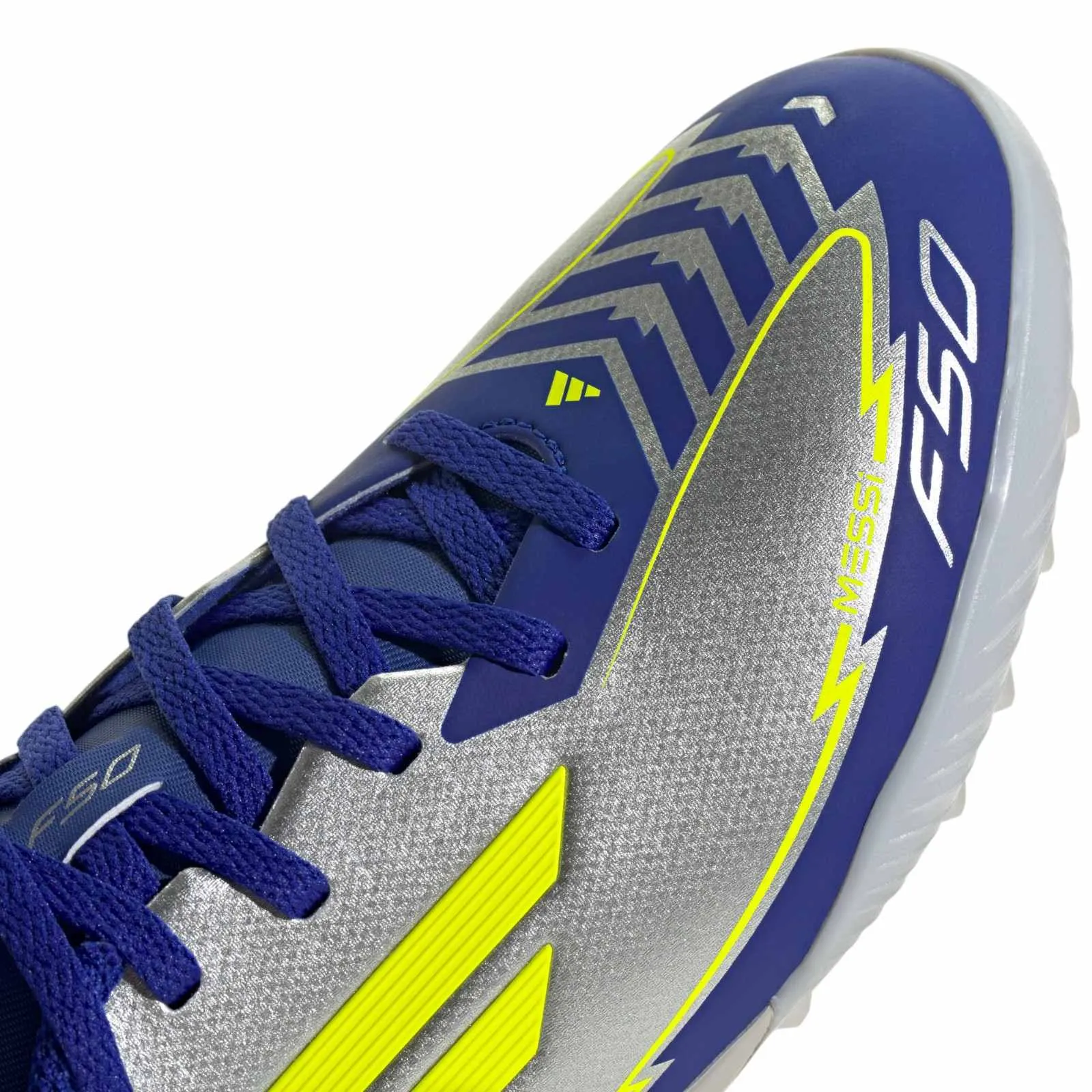 adidas F50 League Messi Kids Turf Football Boots Speed Fit Quick Launch