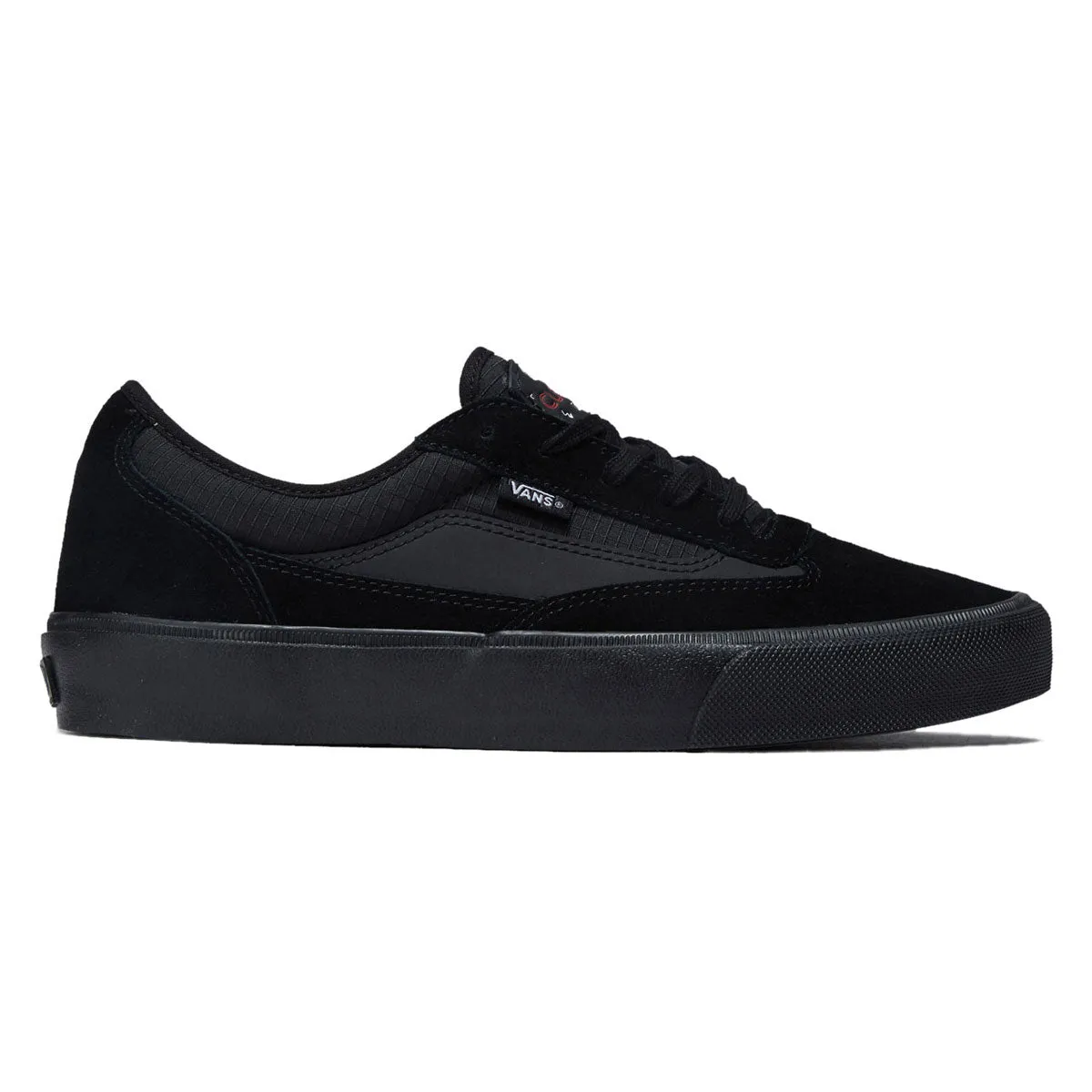 Vans Skate Curren Caples Shoes - Black/Black Everyday Fit Glide Ride