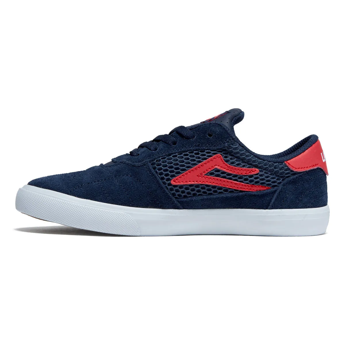 All Action Gear Lakai Youth Cambridge Shoes - Navy/Red Suede