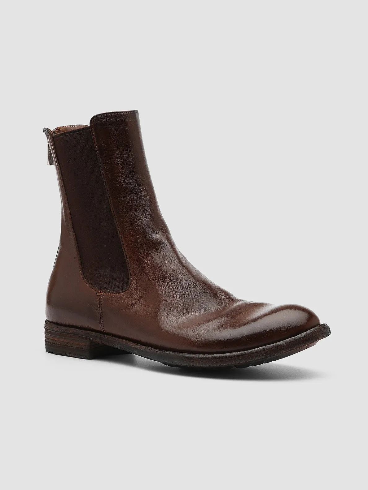 Virtual Step LEXIKON 073 - Brown  Leather Chelsea Boots