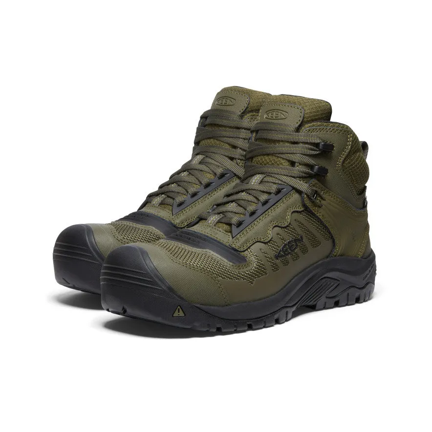 Men's Reno Mid Waterproof (Carbon Toe)  |  Dark Olive/Black Backpacking Fit