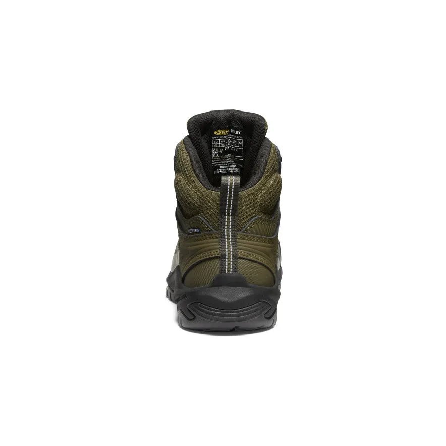 Men's Reno Mid Waterproof (Carbon Toe)  |  Dark Olive/Black Weatherproof Boots
