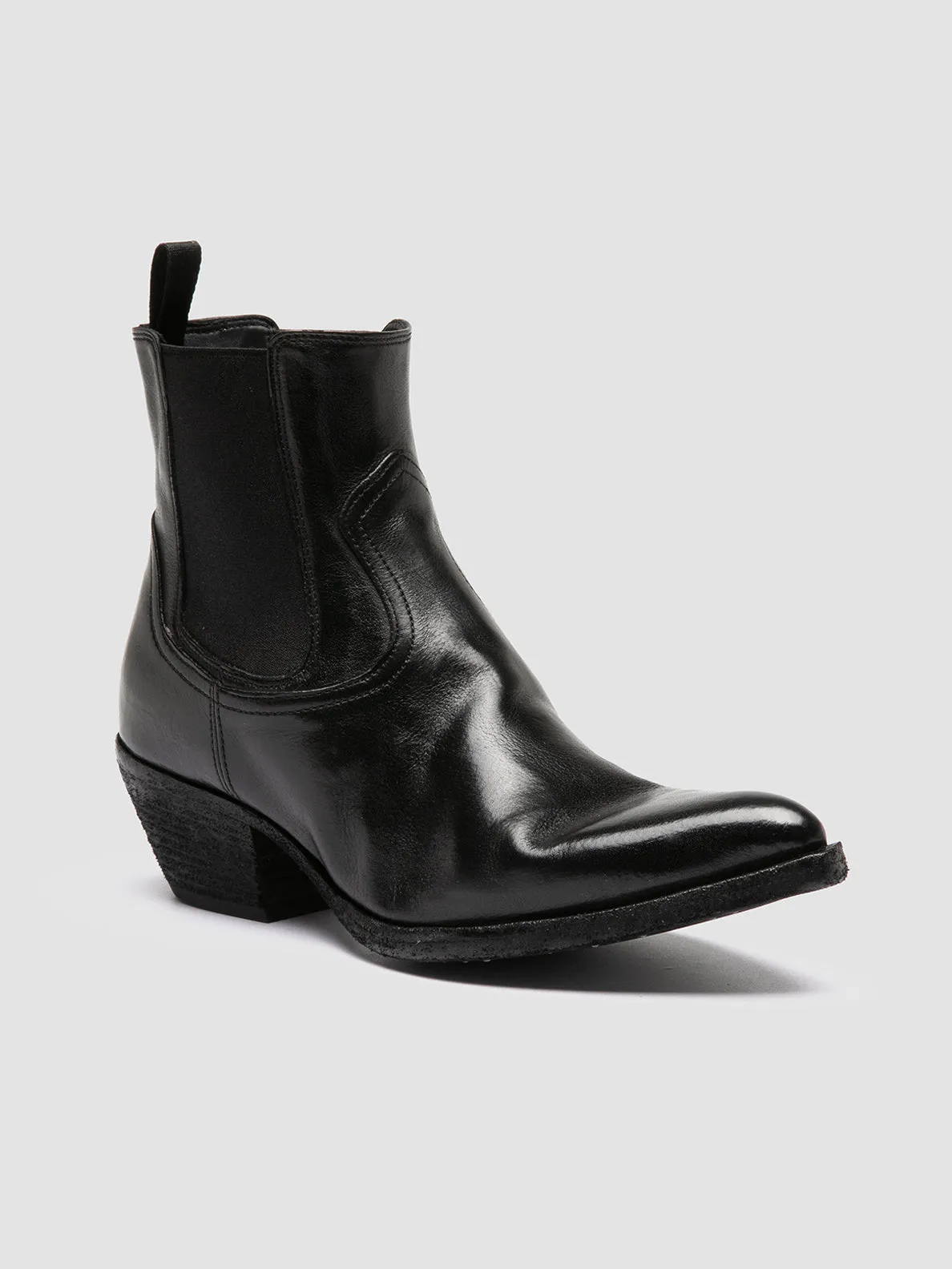 Fantasy Path Quick Motion WANDA DD 102 - Black Leather Chelsea Boots