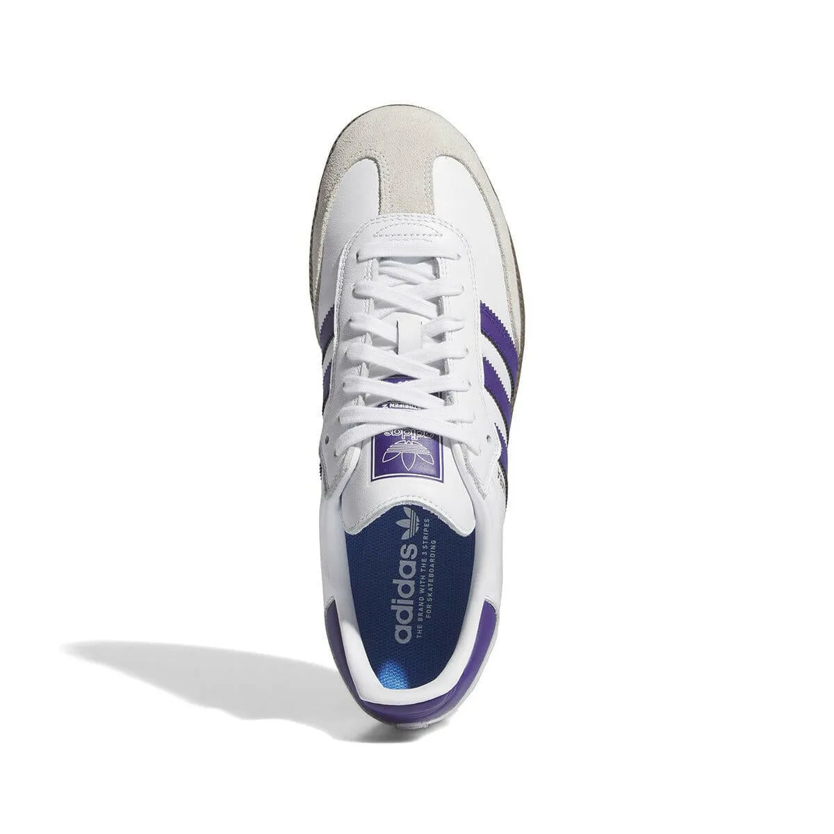 Extreme Ride Adidas - Samba Adv Shoes White/Purple/Gold