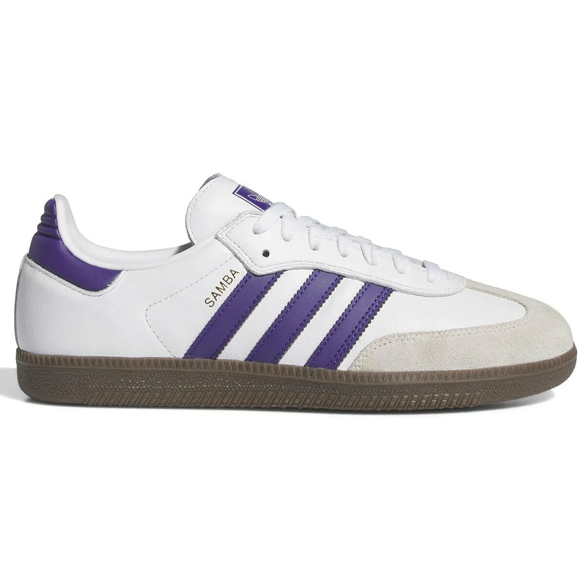 Urban Chic Elastic Support Adidas - Samba Adv Shoes White/Purple/Gold