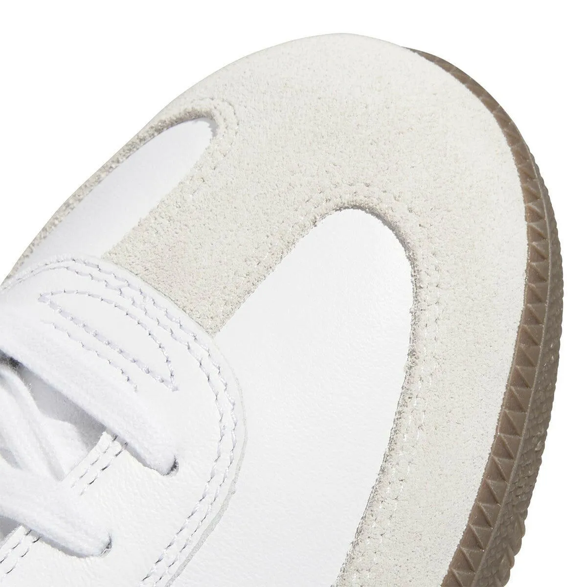 Outsole Grip Adidas - Samba Adv Shoes White/Purple/Gold