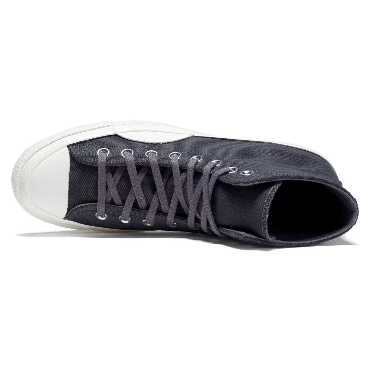 Refined Style High Traction Rubber Converse Chuck 70 Hi Textured Shoes - Plum Cove/Black/Egret