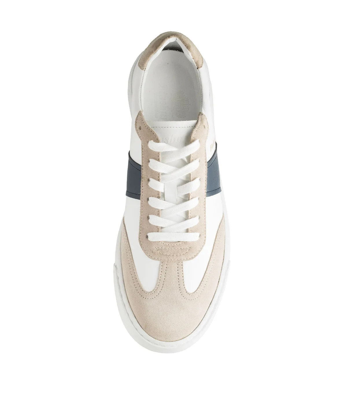 Sneakers LEO Blanc et Bleu Modern Functional