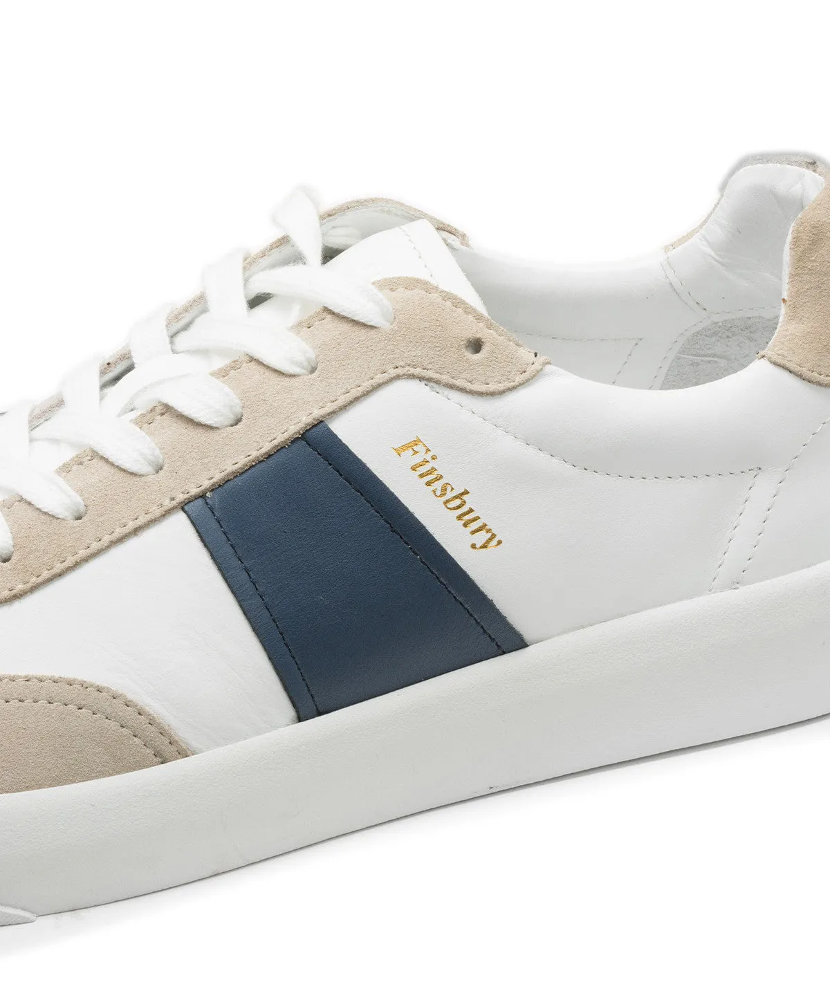Sneakers LEO Blanc et Bleu Dynamic Edge