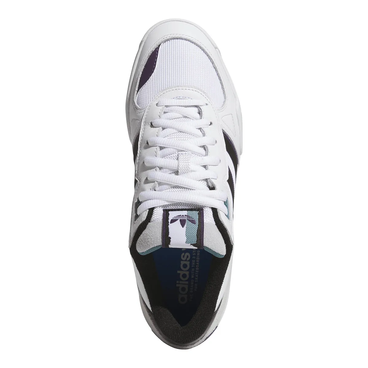 Anti Odor Adidas - Tekkira Cup Shoes White/Black/Plum