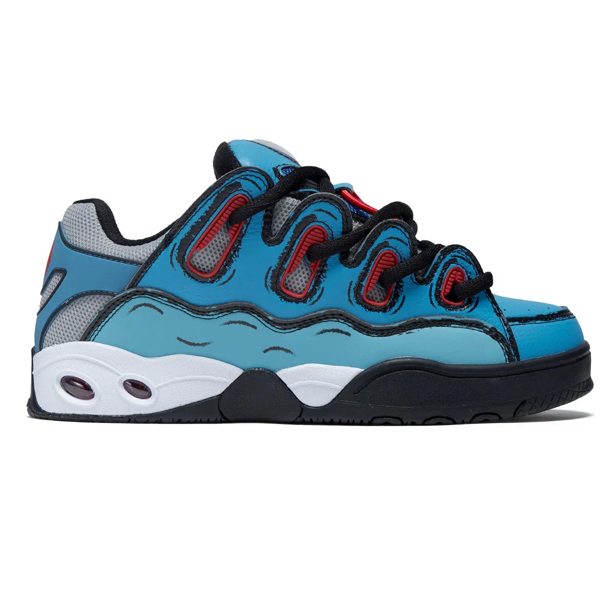 Osiris D3 OG Shoes - Blue/Blue/Cartoon Street Ready