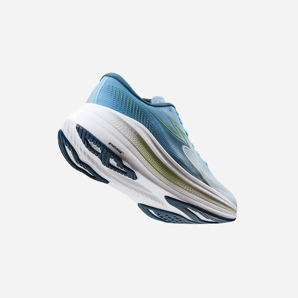 form - fitting running gear Outsole Traction 361-CENTAURI 3: Arctic Blue/Green Figs