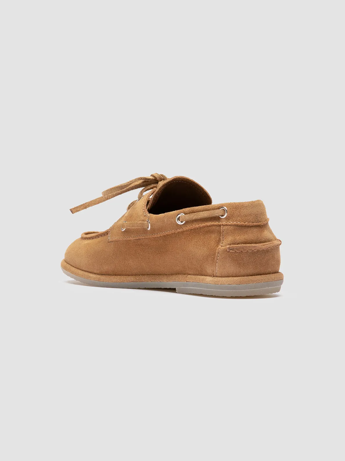 Slip On Style LOVE 101 - Camel Suede Boat Shoes